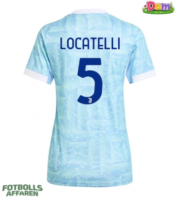 Juventus Manuel Locatelli #5 Bortatröja Kvinnor 2025-26 Kortärmad
